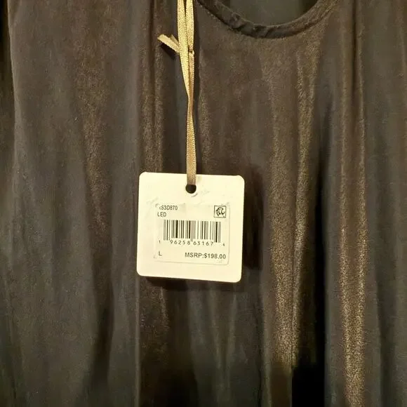 new Splendid x Rachel Love Boatneck Maxi Dress in Black, Large. Quiet Luxury. - Picture 10 of 11